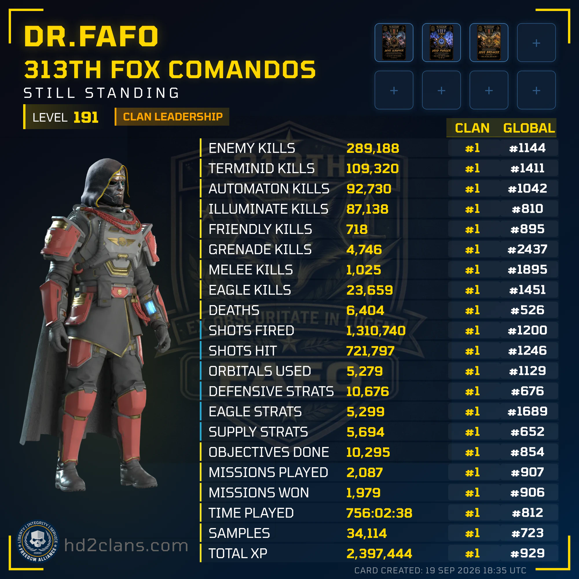 Player Card