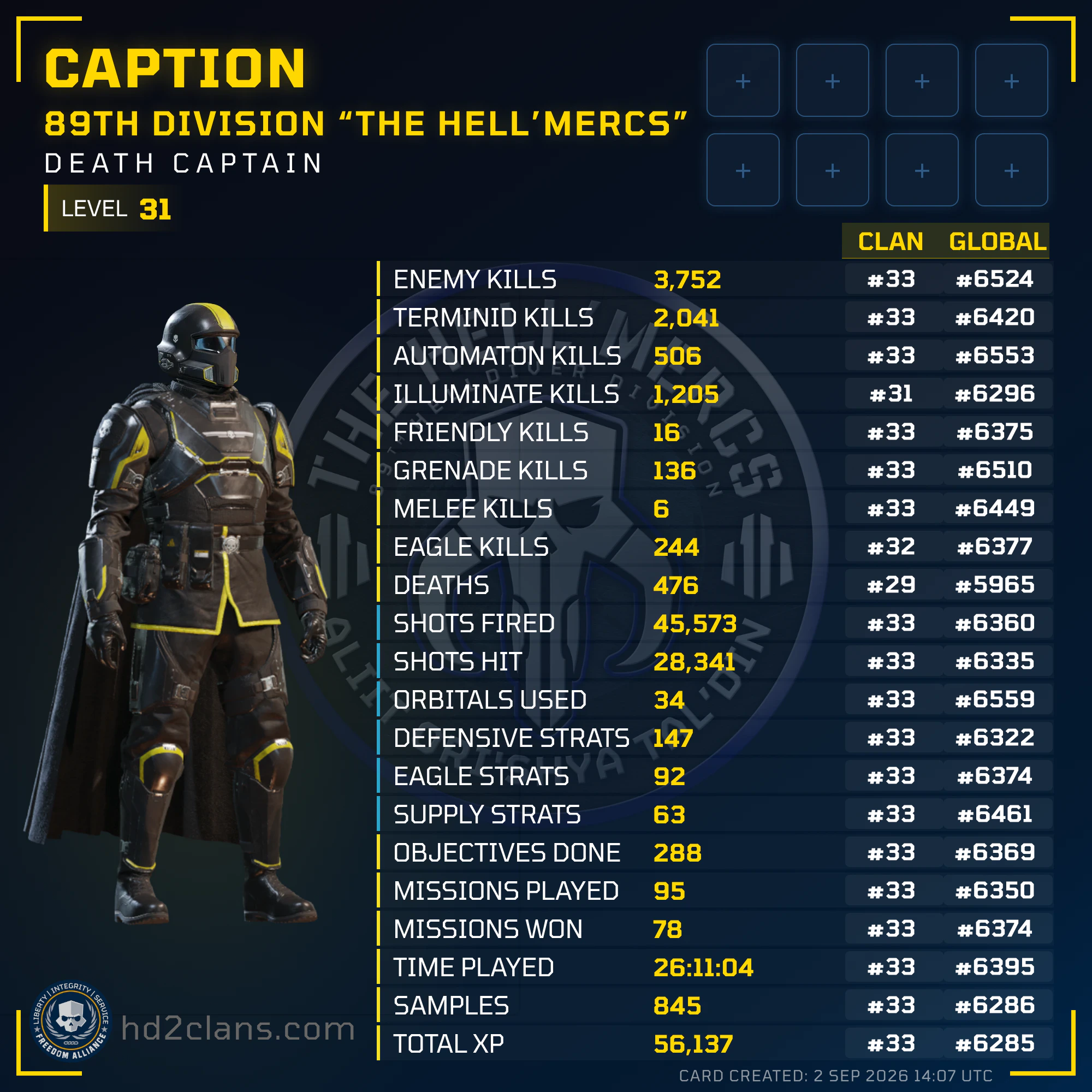Player Card