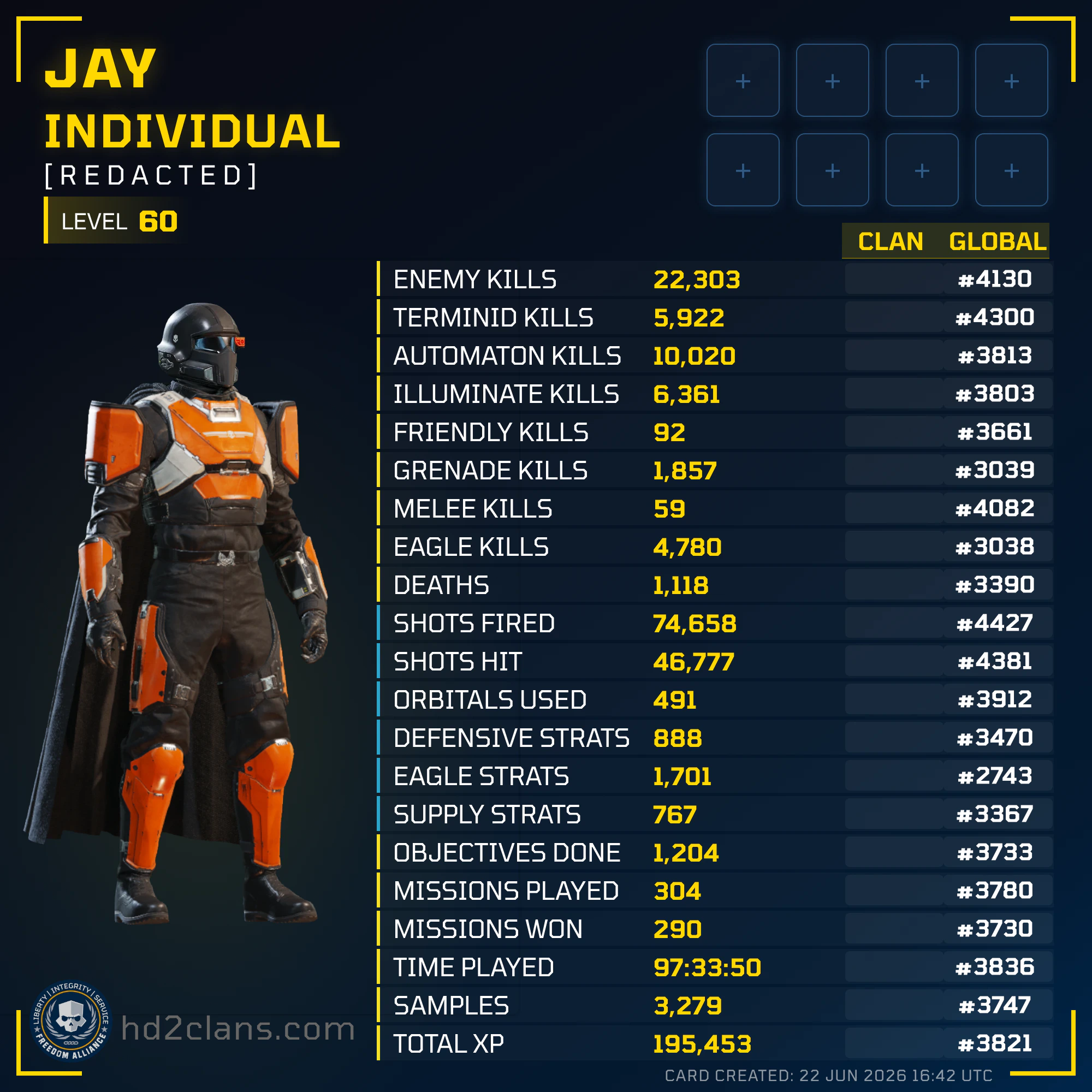 Player Card