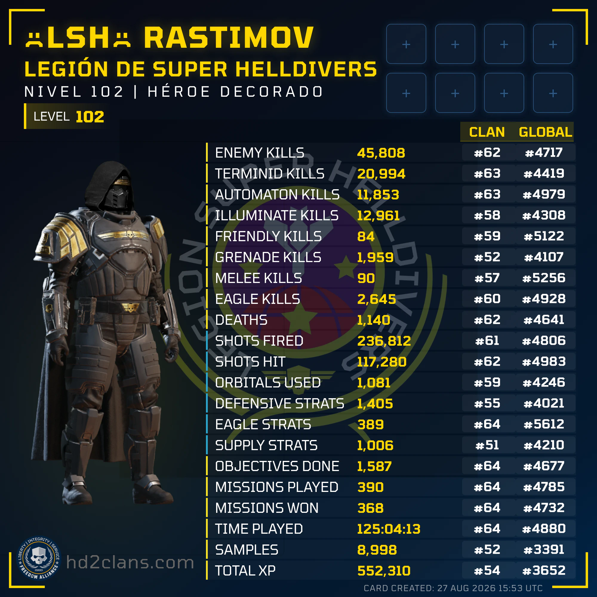 Player Card