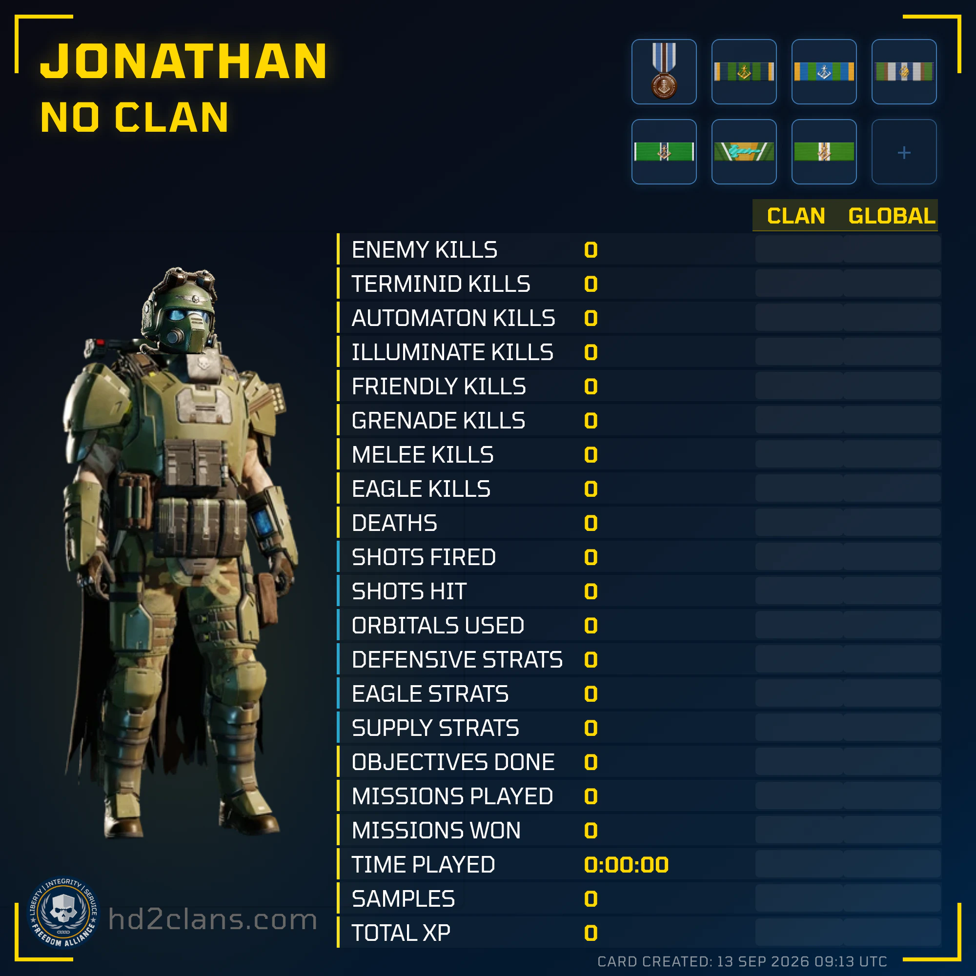 Player Card