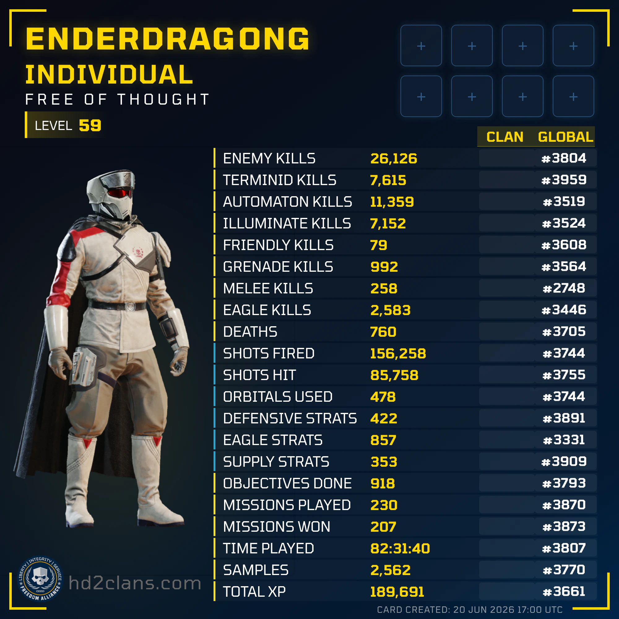 Player Card