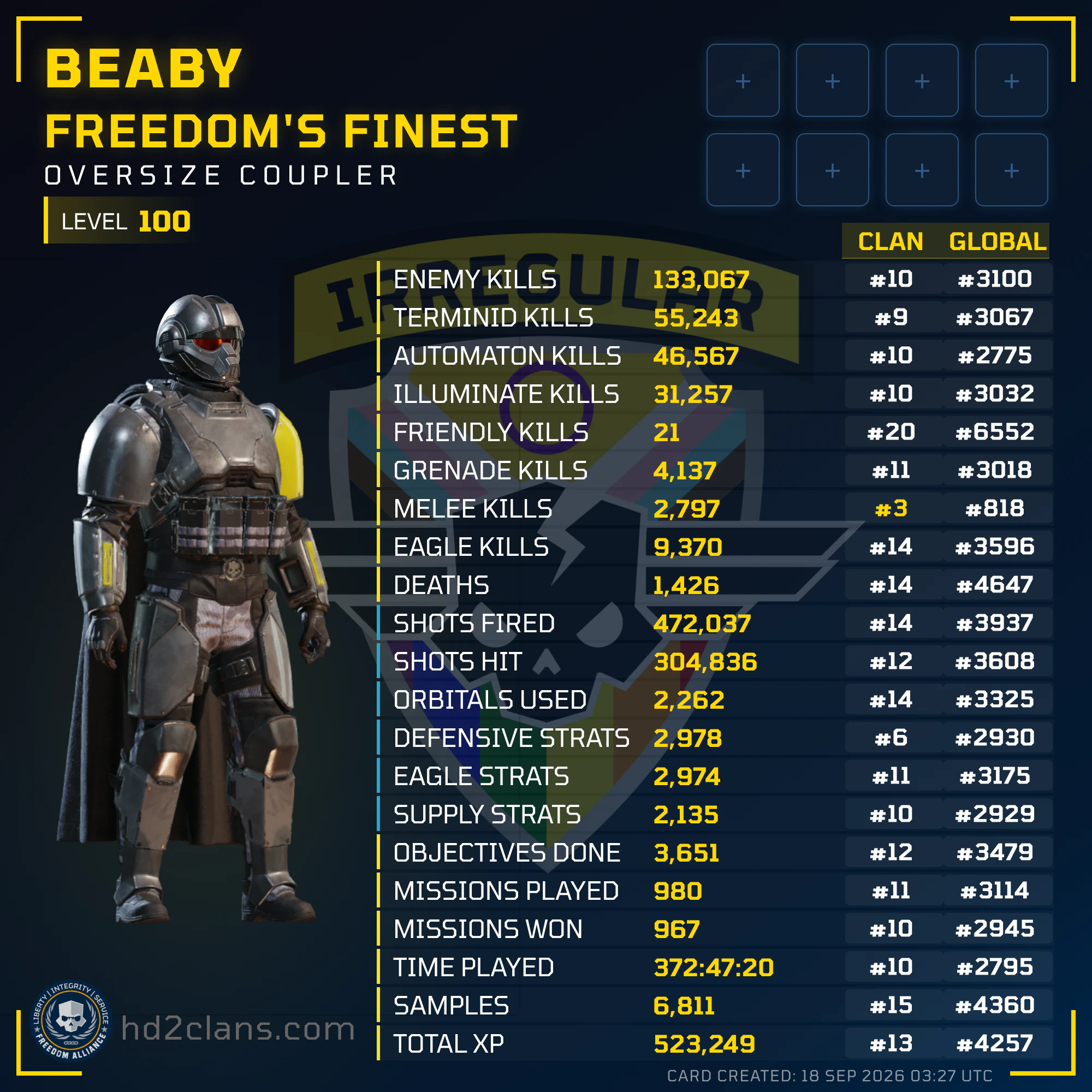 Player Card