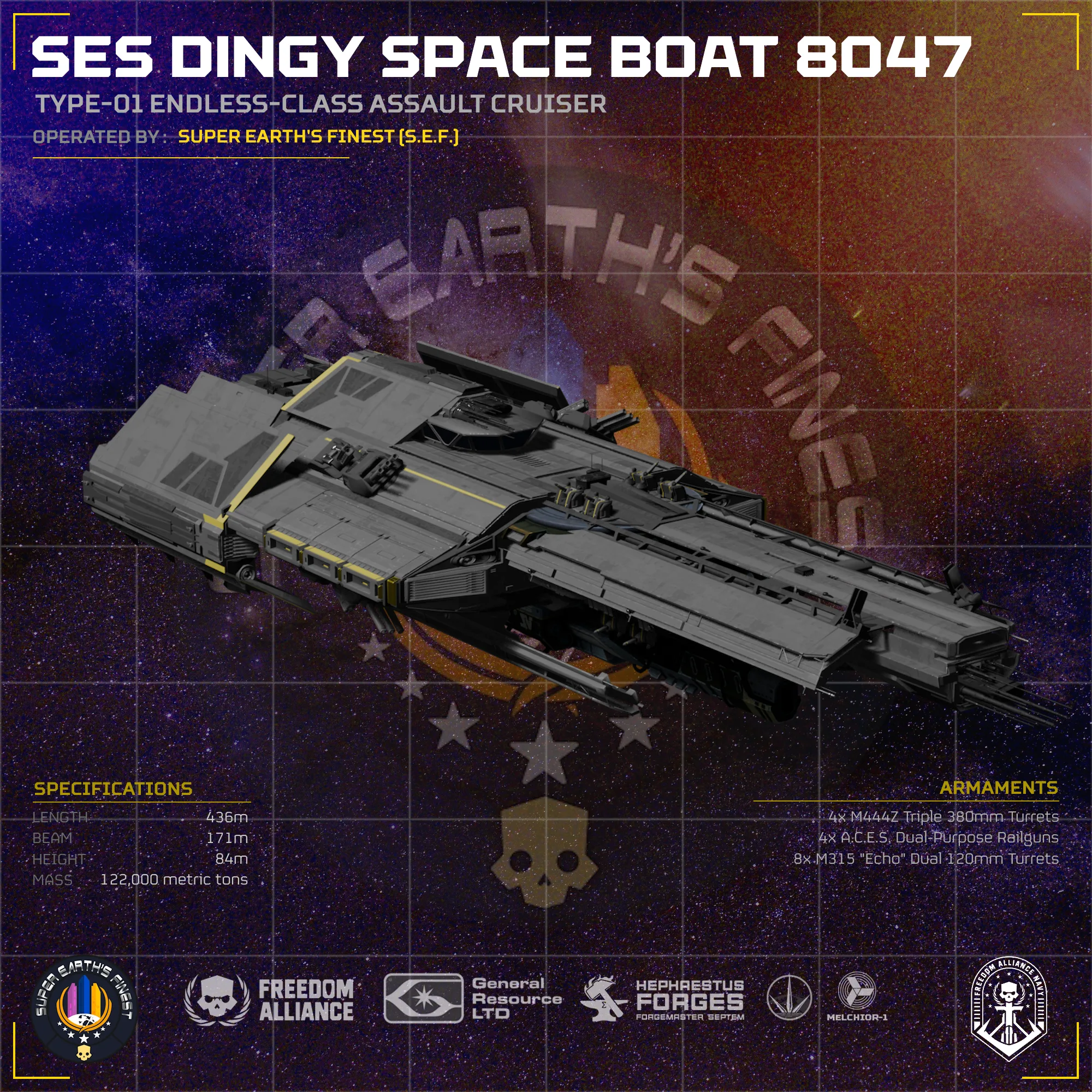 SES Dingy Space Boat 8047