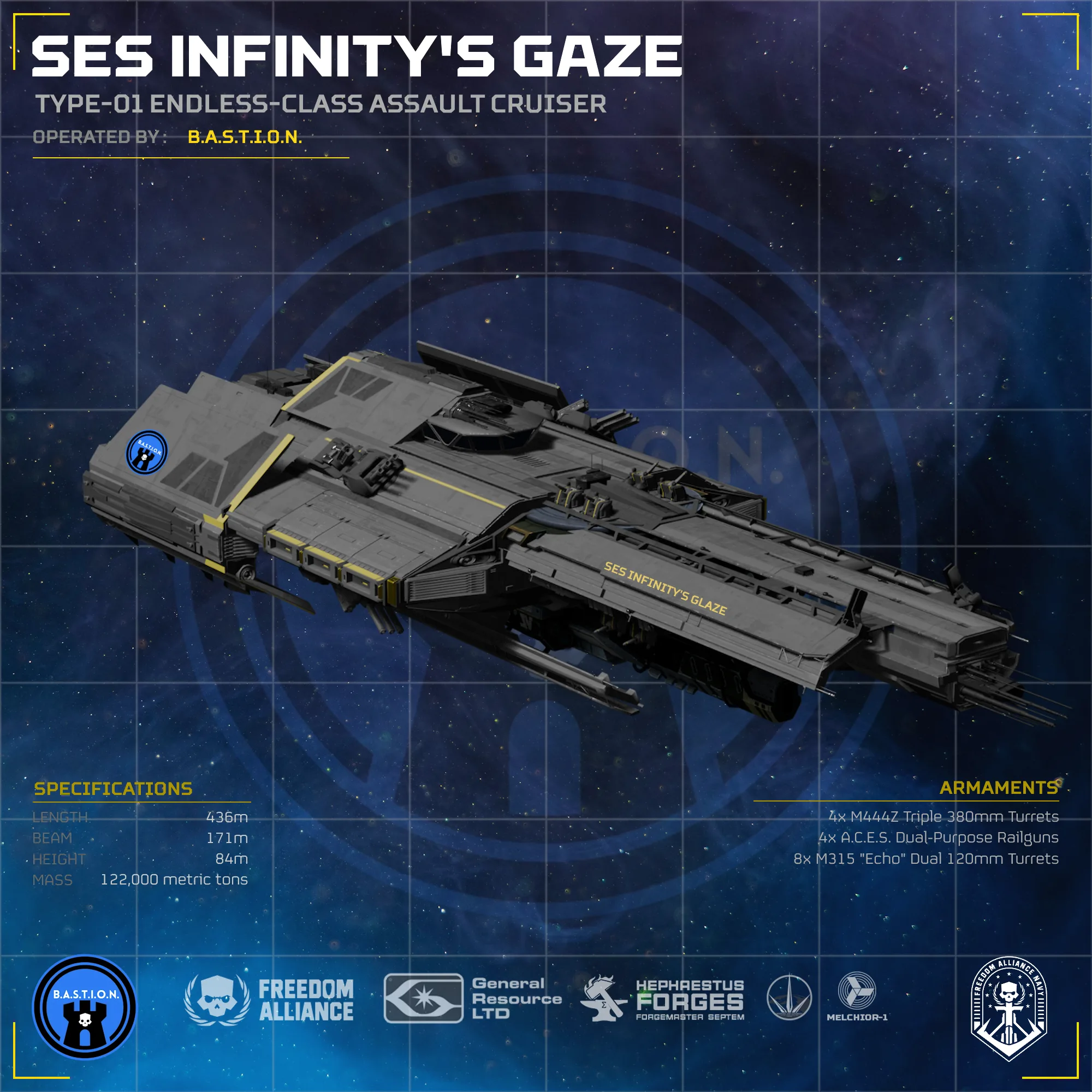 SES Infinity's Glace