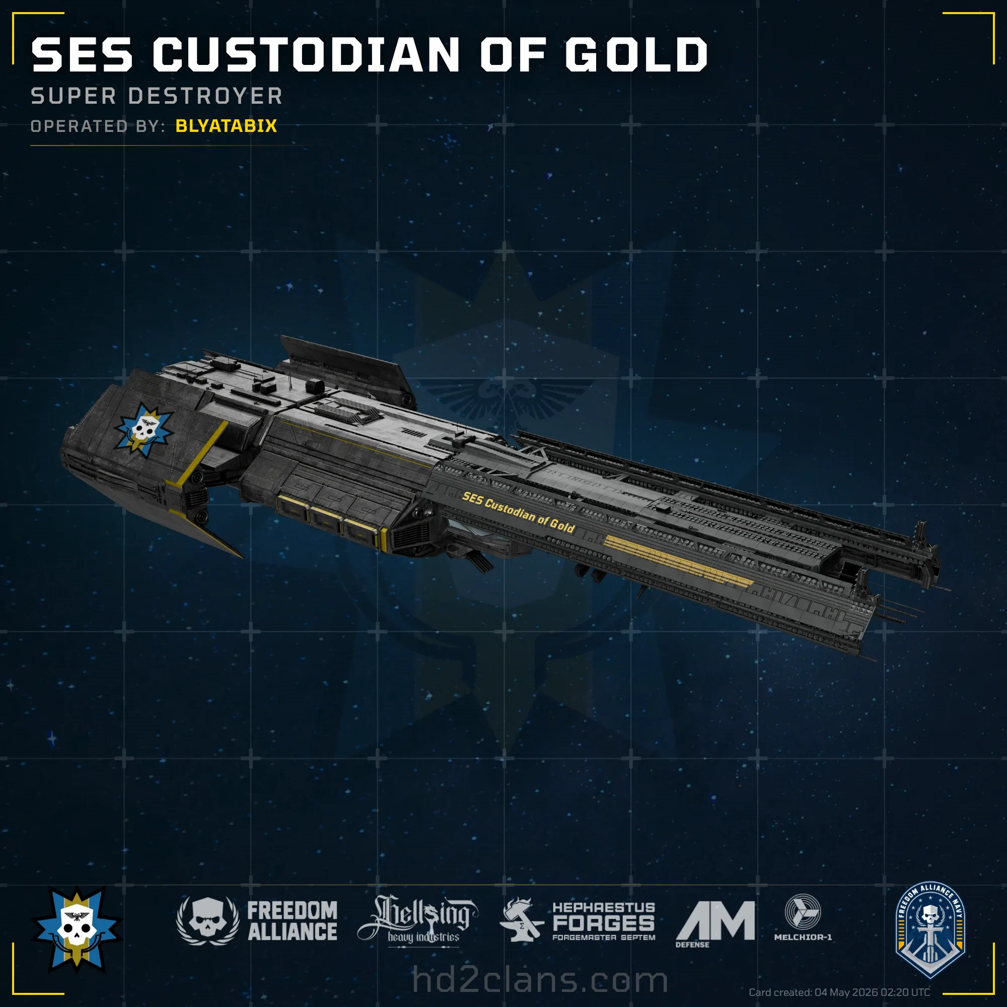 SES Custodian of Gold