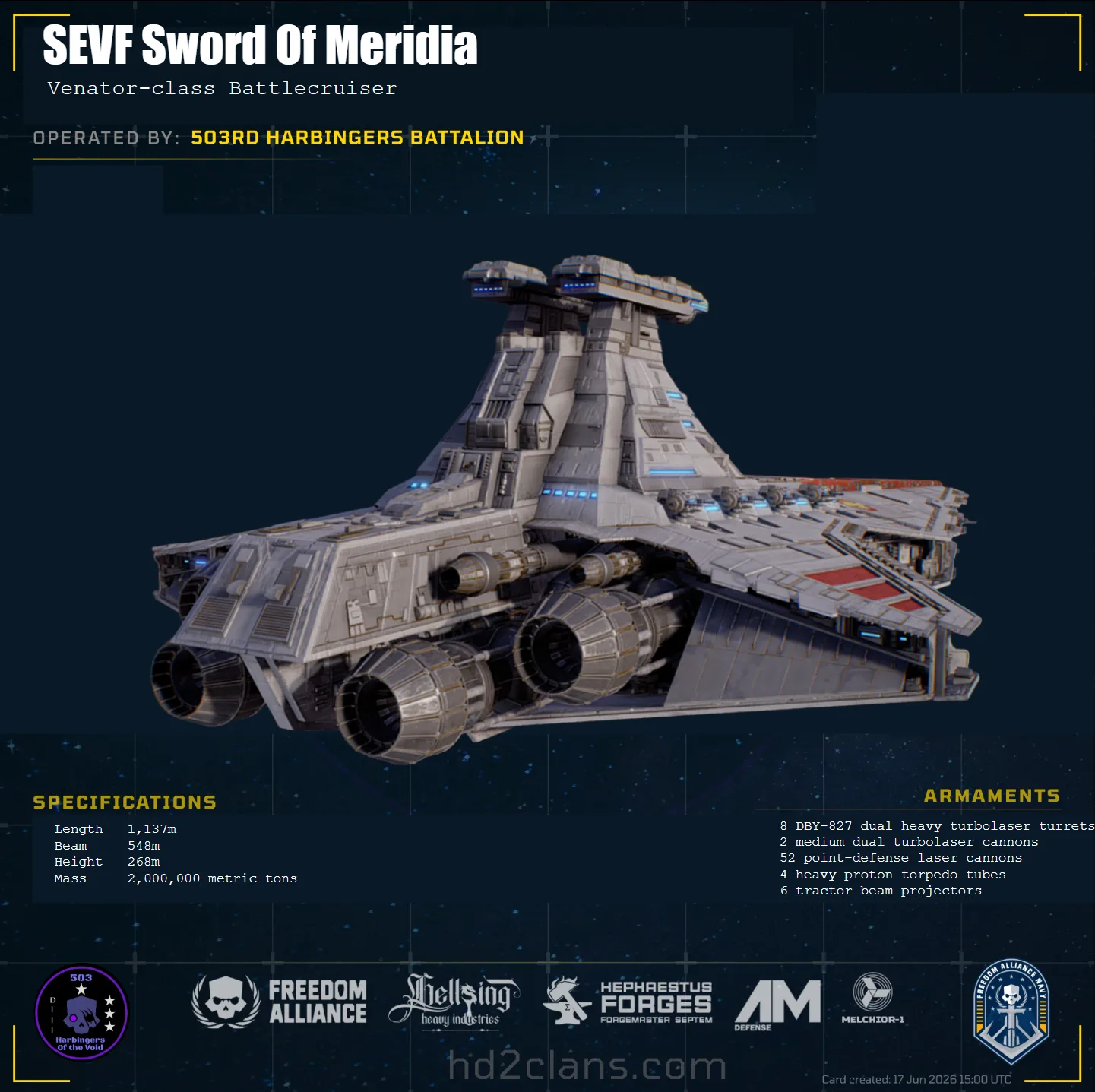 SEVF Sword of Meridia