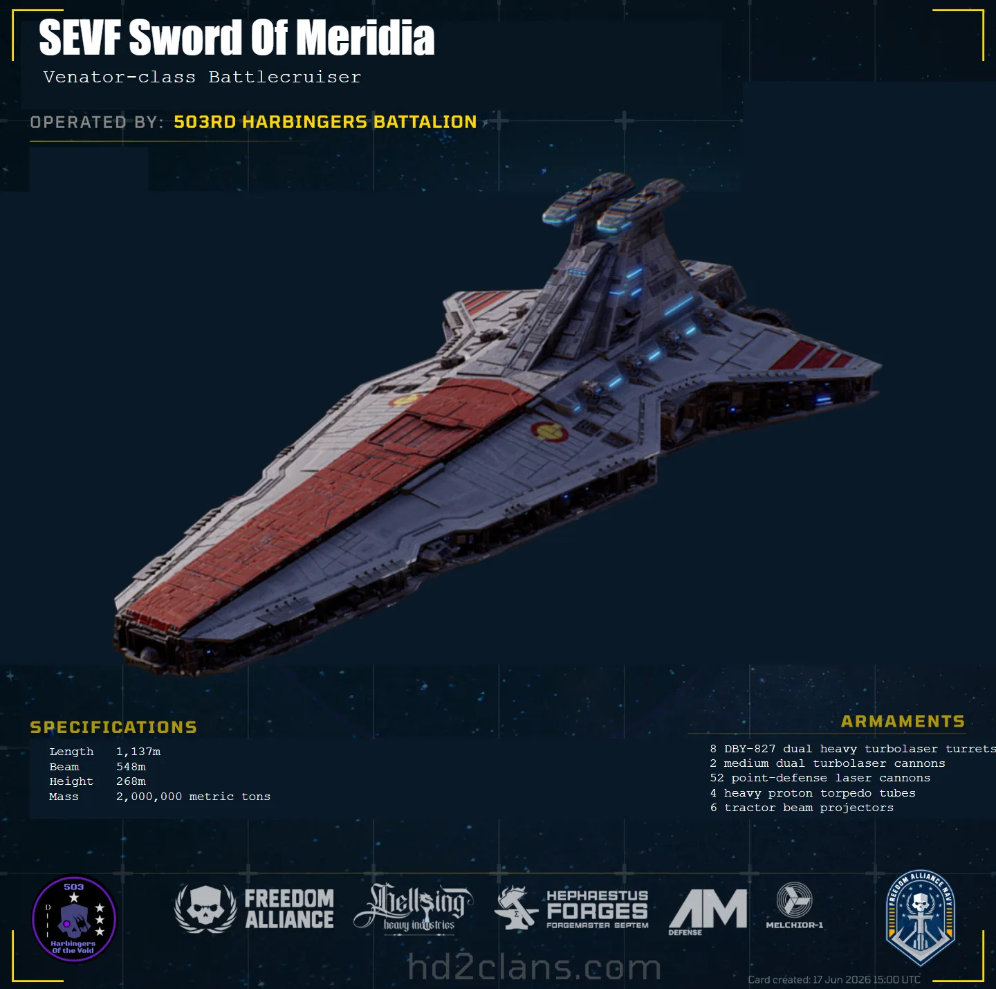 SEVF Sword of Meridia