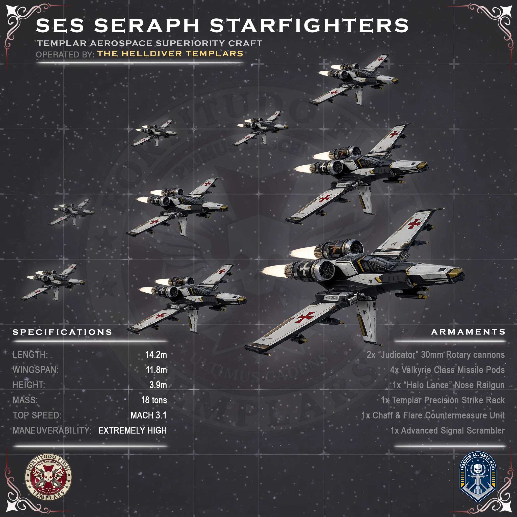 SES Seraph Starfighters