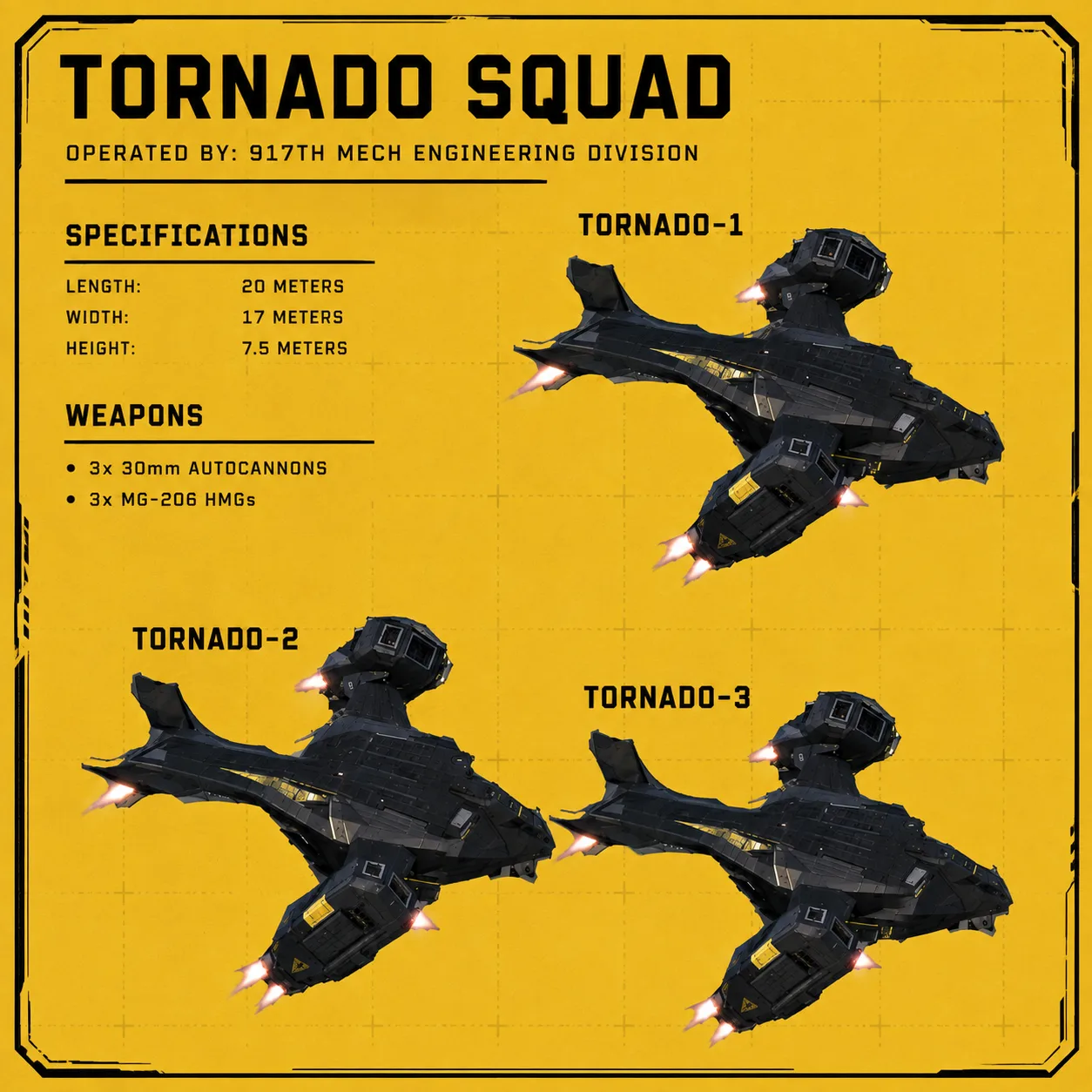 SES Mgalekgolo of the deep, Tornado squad