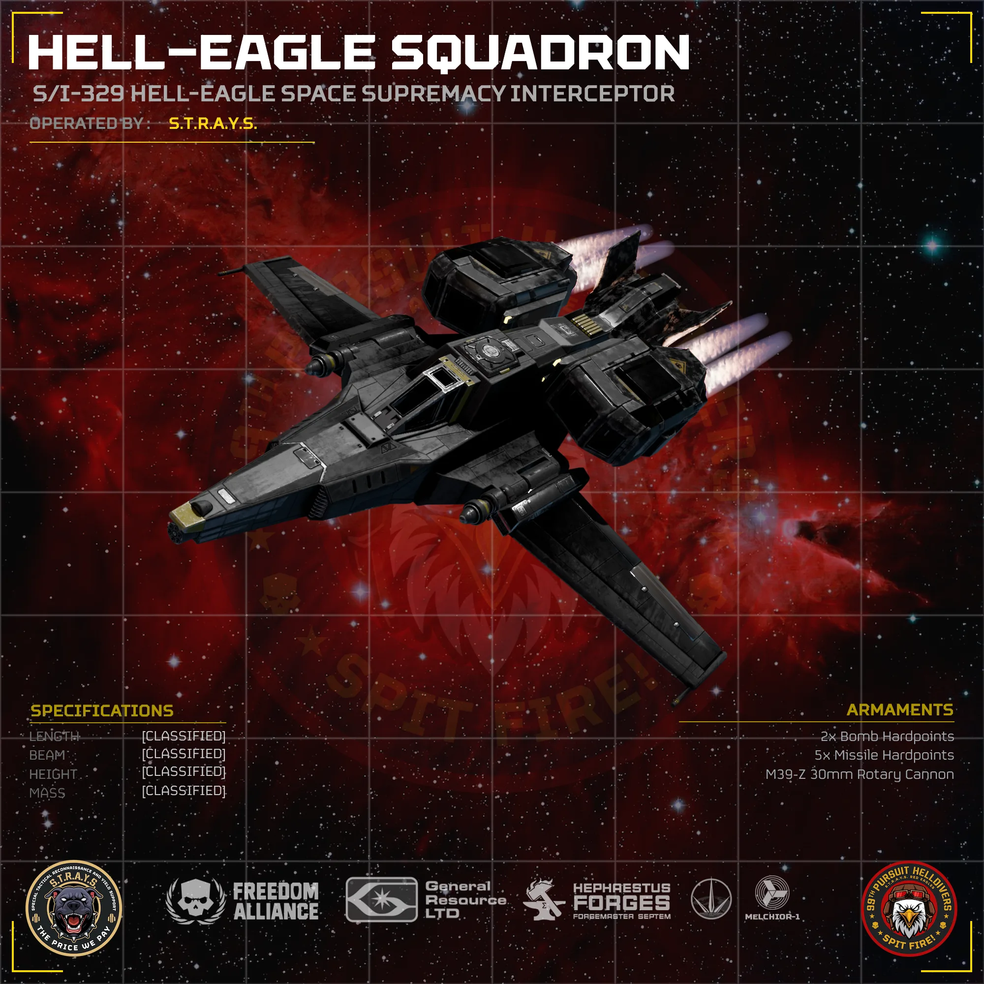 Hell-Eagle Space Supremacy Interceptor