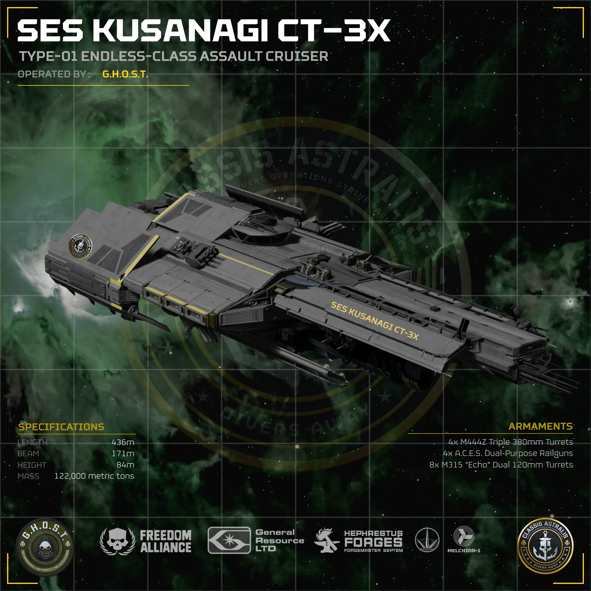 SES Kusanagi CT-3X