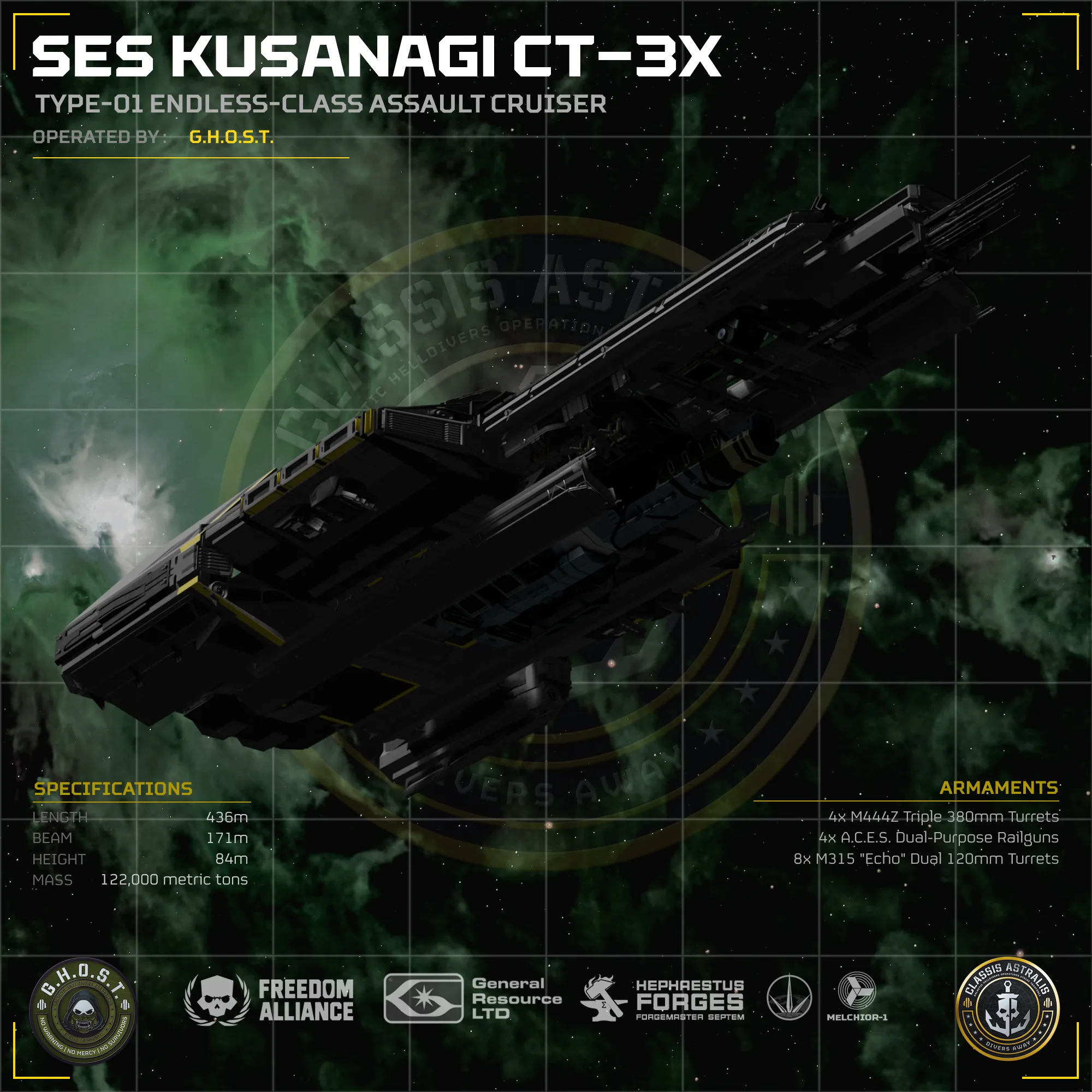 SES Kusanagi CT-3X