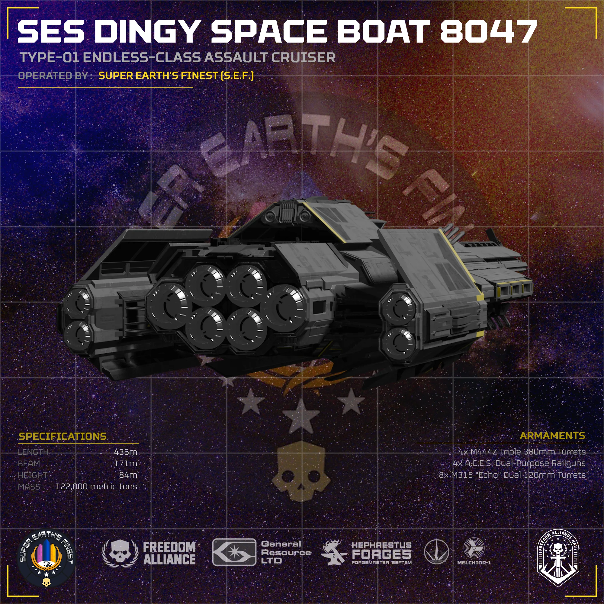 SES Dingy Space Boat 8047