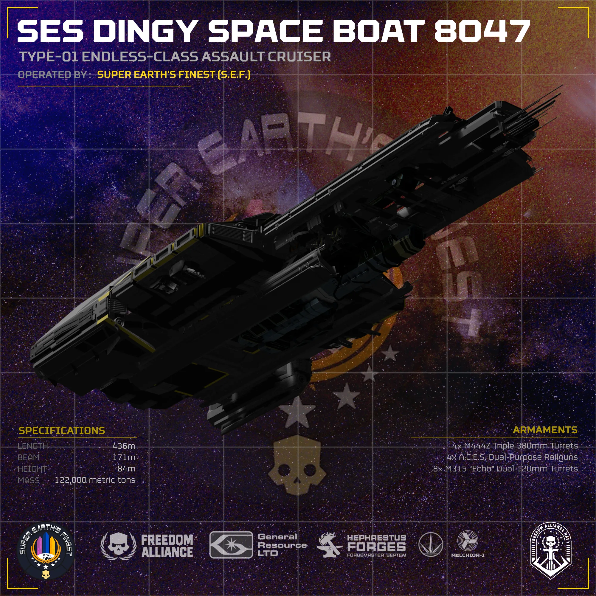 SES Dingy Space Boat 8047